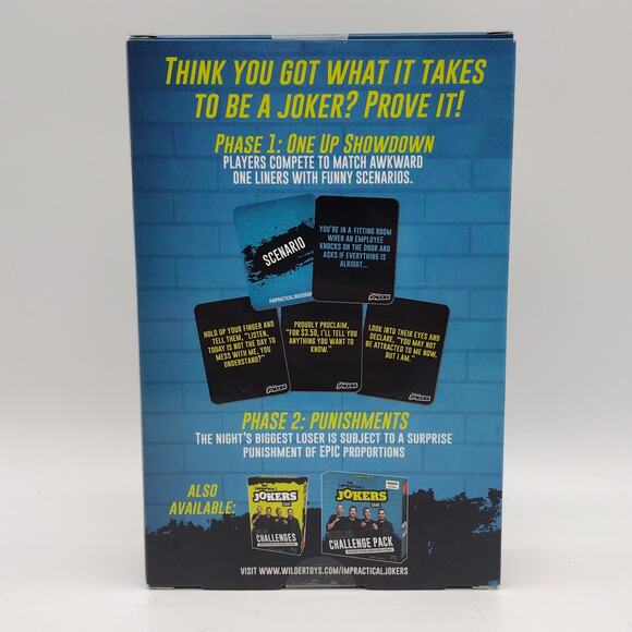 tru TV Impractical Jokers Card Game New Sealed WowWee Wilder Toys 2021 - Picture 3 of 5